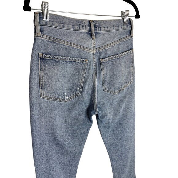 Agolde Riley High Rise Straight Crop-sz 26 - Picture 10 of 10